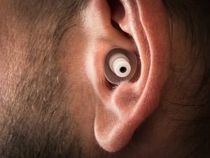 Angenehm belüftet: Wiederverwendbarer Gehörschutz mit integriertem Filter.